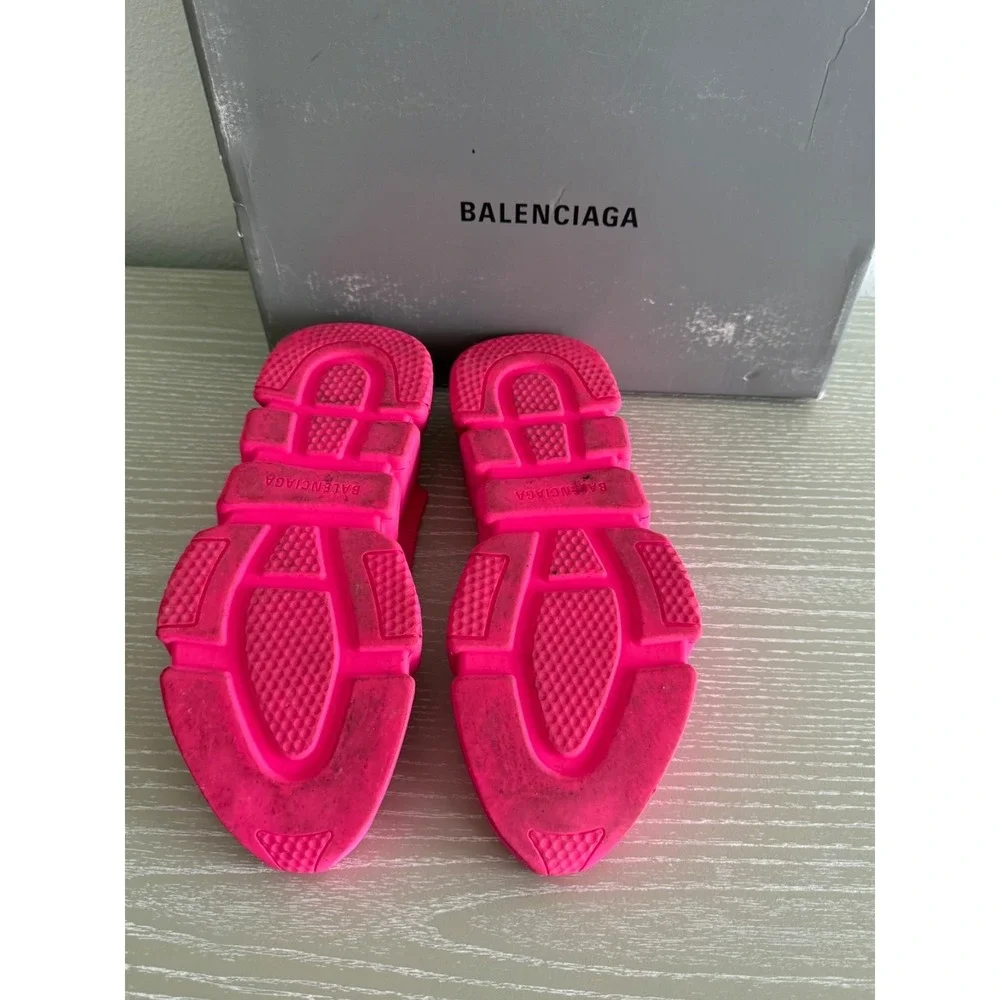 Balenciaga Speed Mule Sneakers Neon Pink 38EU 8US‎ Preowned